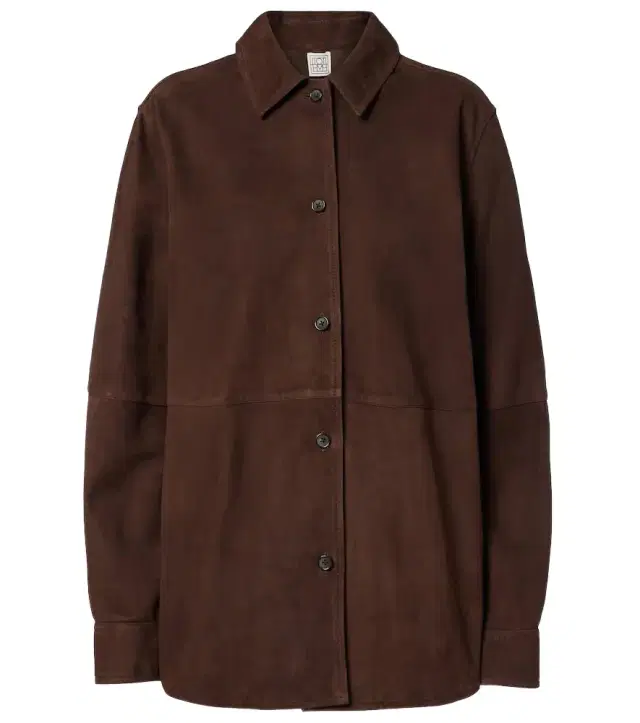 Suede overshirt
