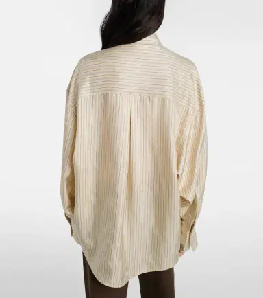 Toteme Striped silk shirt | Thumbnail 5