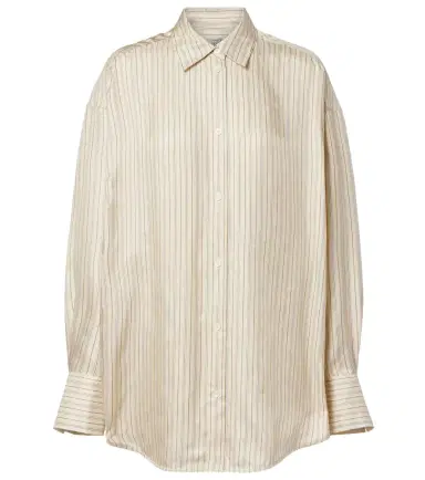 Toteme Striped silk shirt | Thumbnail 1