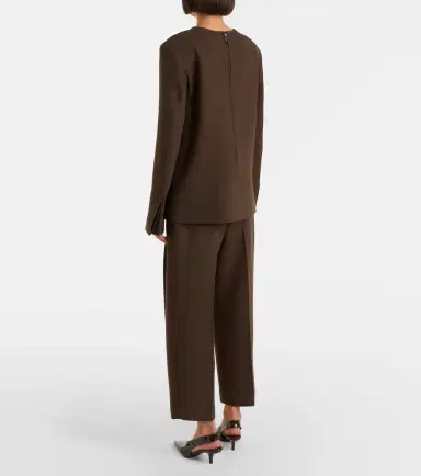 Toteme Pleated wide-leg pants | Thumbnail 5