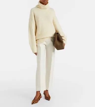 TOTEME Wool and silk slim pants | Thumbnail 5 TOTEME Wool and silk slim pants | Thumbnail 5