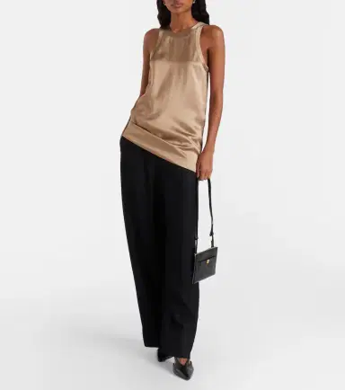 TOTEME Flannel wide-leg pants | Thumbnail 3