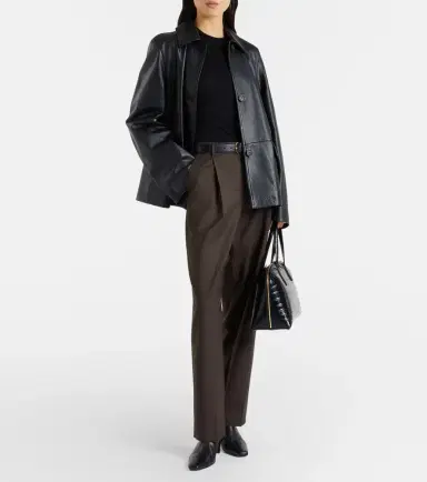Toteme Pleated wide-leg pants | Thumbnail 3