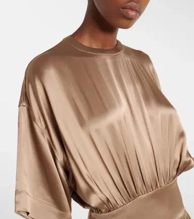 Toteme Satin midi dress | Thumbnail 5