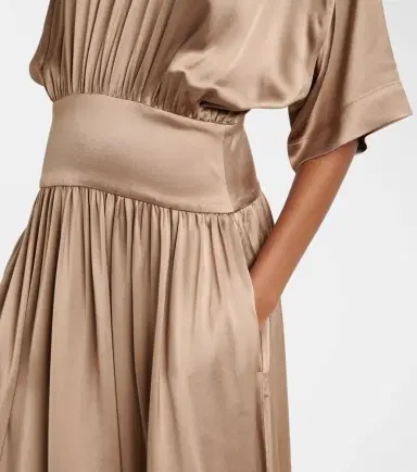 Toteme Satin midi dress | Thumbnail 6