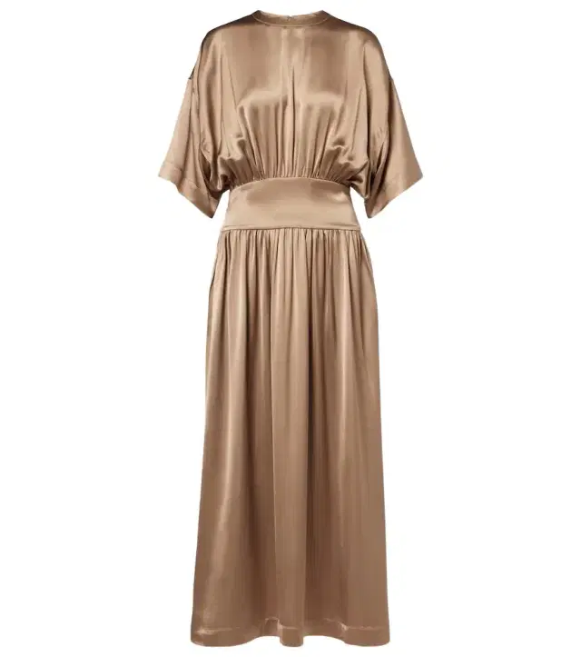 Satin midi dress