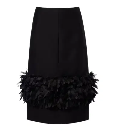 TOTEME Petal wool and silk pencil skirt | Thumbnail 1 TOTEME Petal wool and silk pencil skirt | Thumbnail 1