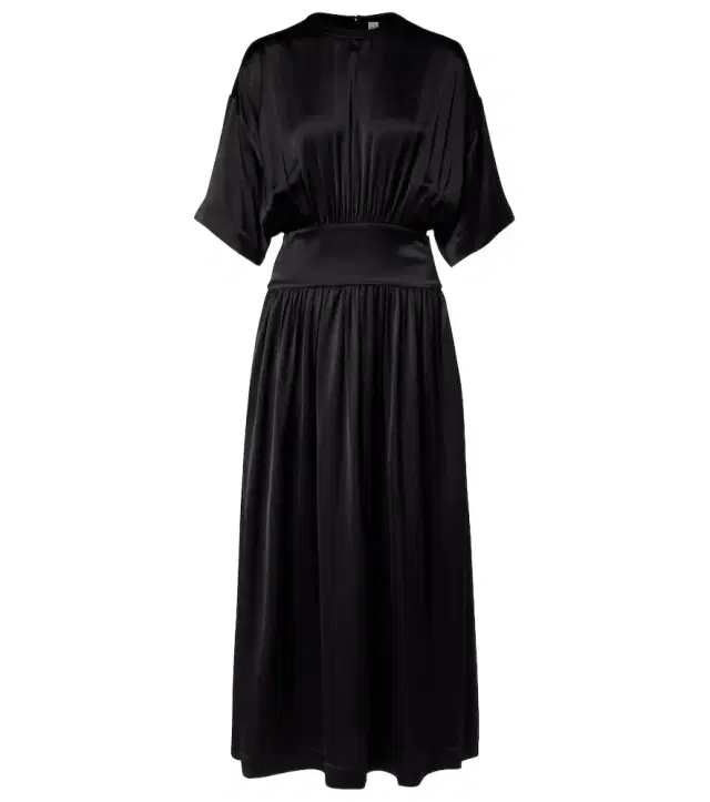 Toteme Silk and cotton satin T-shirt dress