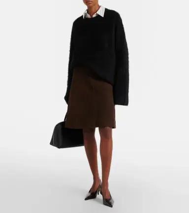Toteme Suede miniskirt | Thumbnail 5