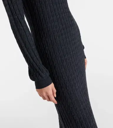 Toteme Cable-knit wool maxi dress | Thumbnail 3 Toteme Cable-knit wool maxi dress | Thumbnail 3
