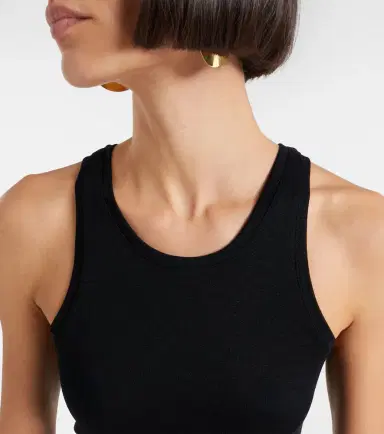 Toteme Curved ribbed-knit tank top | Thumbnail 2