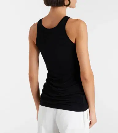 Toteme Curved ribbed-knit tank top | Thumbnail 3