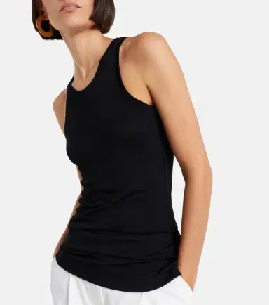Toteme Curved ribbed-knit tank top | Thumbnail 5