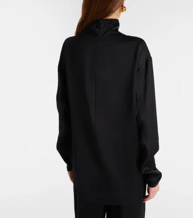 Toteme Turtleneck satin top | Thumbnail 3