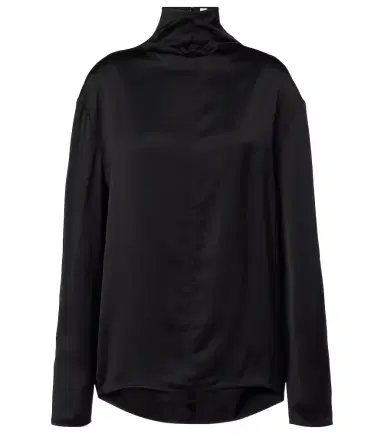 Toteme Turtleneck satin top | Thumbnail 1