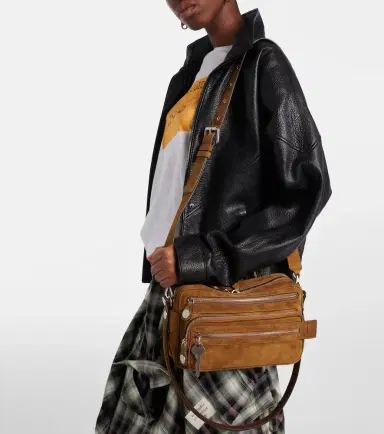 Acne Studios Camero Party suede shoulder bag | Thumbnail 4 Acne Studios Camero Party suede shoulder bag | Thumbnail 4