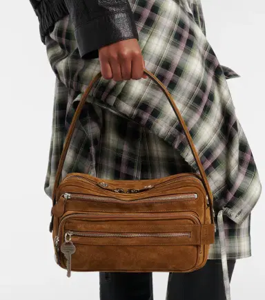 Acne Studios Camero Party suede shoulder bag | Thumbnail 6 Acne Studios Camero Party suede shoulder bag | Thumbnail 6