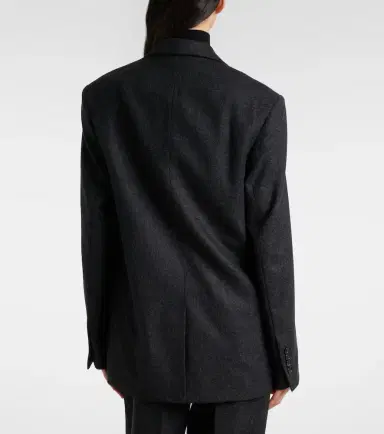 TOTEME Wool-blend flannel blazer | Thumbnail 4 TOTEME Wool-blend flannel blazer | Thumbnail 4