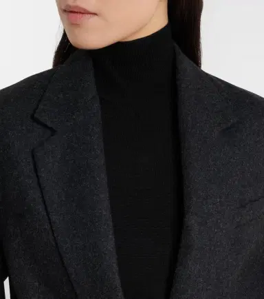 TOTEME Wool-blend flannel blazer | Thumbnail 5 TOTEME Wool-blend flannel blazer | Thumbnail 5