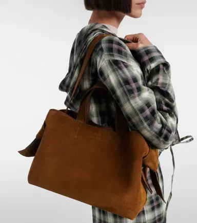 Acne Studios Musubi suede tote bag | Thumbnail 6