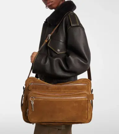 Acne Studios Camero Camera Large suede shoulder bag | Thumbnail 4 Acne Studios Camero Camera Large suede shoulder bag | Thumbnail 4