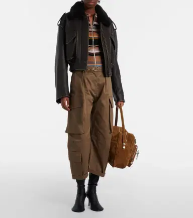 Acne Studios Camero Camera Large suede shoulder bag | Thumbnail 5 Acne Studios Camero Camera Large suede shoulder bag | Thumbnail 5