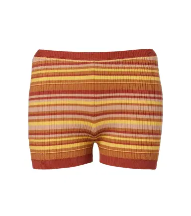 Bananhot Jack ribbed-knit striped shorts | Thumbnail 1