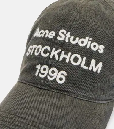 Acne Studios Logo cotton twill baseball cap | Thumbnail 3 Acne Studios Logo cotton twill baseball cap | Thumbnail 3