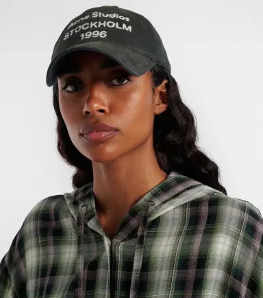 Acne Studios Logo cotton twill baseball cap | Thumbnail 4 Acne Studios Logo cotton twill baseball cap | Thumbnail 4