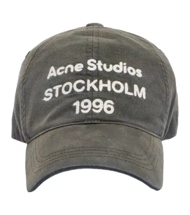 Acne Studios Logo cotton twill baseball cap | Thumbnail 1 Acne Studios Logo cotton twill baseball cap | Thumbnail 1