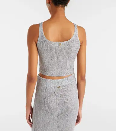 Bananhot Aretha sequined crop top | Thumbnail 3