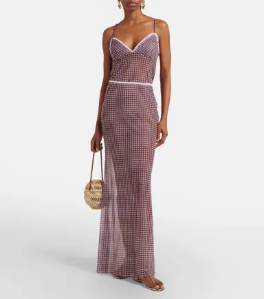 Bananhot Solay gingham semi-sheer top | Thumbnail 5