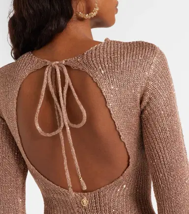 Bananhot Jones sequined draped minidress | Thumbnail 5