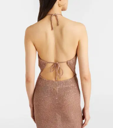 Bananhot Liz sequined halterneck top | Thumbnail 2