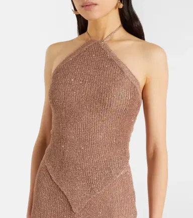Bananhot Liz sequined halterneck top | Thumbnail 5