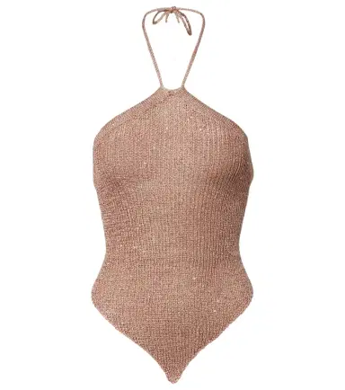 Bananhot Liz sequined halterneck top | Thumbnail 1