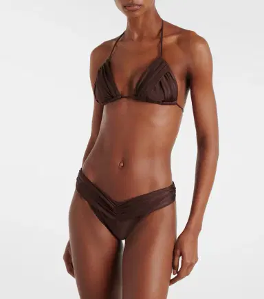 Bananhot Jasmin ruched bikini bottoms | Thumbnail 3