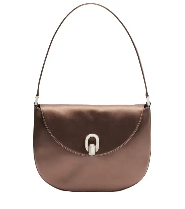 Tondo Small satin shoulder bag