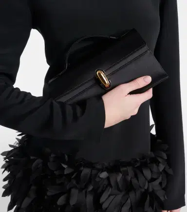 Savette Symmetry Small satin top-handle bag | Thumbnail 5 Savette Symmetry Small satin top-handle bag | Thumbnail 5