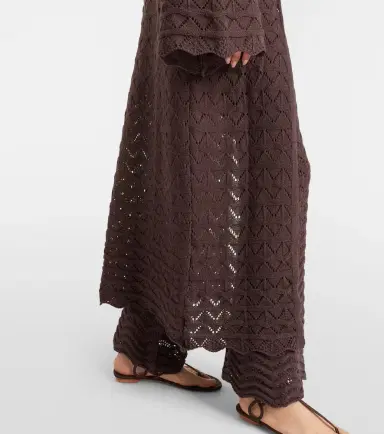 Bananhot Boha pointelle cotton-blend beach cover-up | Thumbnail 3