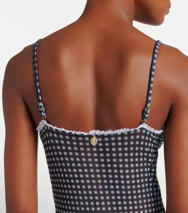 Bananhot Solay gingham mesh maxi dress | Thumbnail 3 Bananhot Solay gingham mesh maxi dress | Thumbnail 3