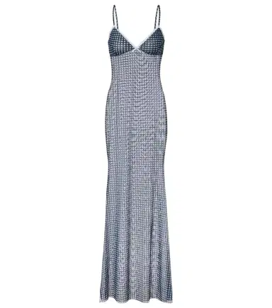 Bananhot Solay gingham mesh maxi dress | Thumbnail 1 Bananhot Solay gingham mesh maxi dress | Thumbnail 1
