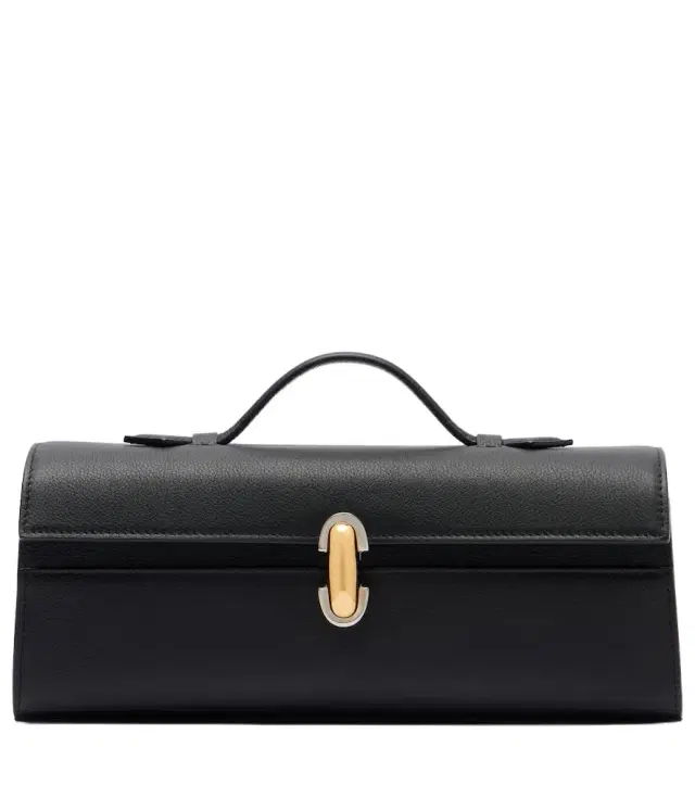 Savette Symmetry Slim leather top-handle bag