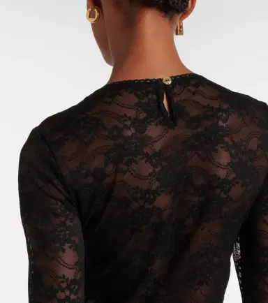 Bananhot Rona cropped lace top | Thumbnail 5