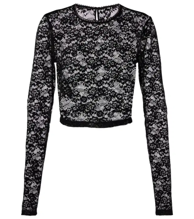 Bananhot Rona cropped lace top