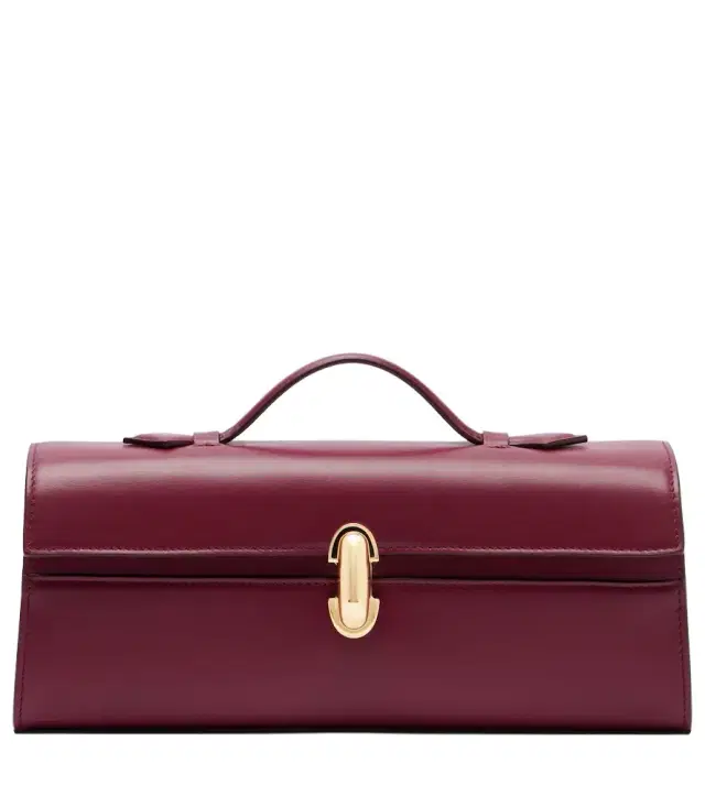 Symmetry Slim leather top-handle bag