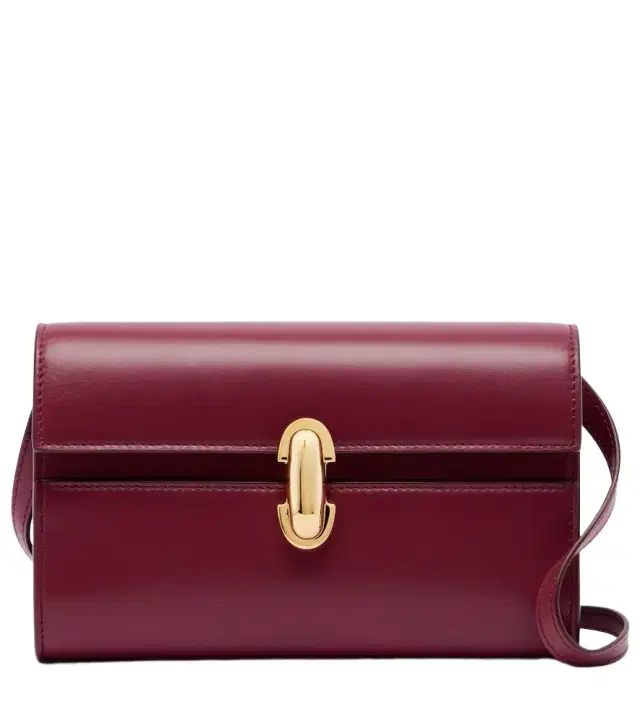 Savette Symmetry Mini leather crossbody bag