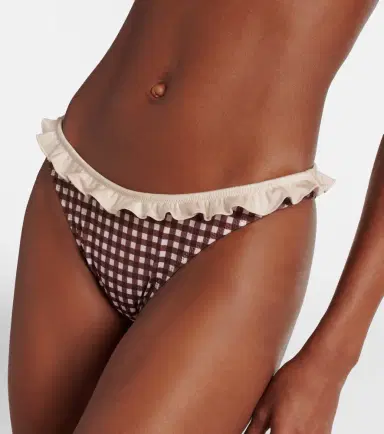 Bananhot Angela gingham bikini bottoms | Thumbnail 4