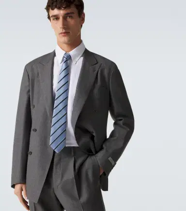 Canali Striped silk tie | Thumbnail 2
