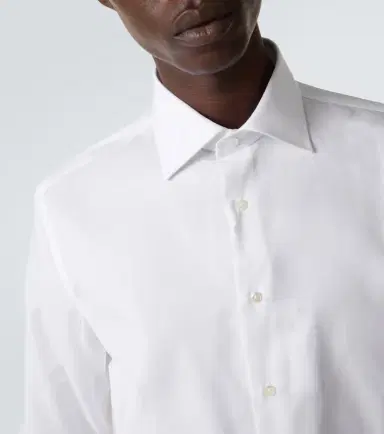 Canali Cotton poplin shirt | Thumbnail 5 Canali Cotton poplin shirt | Thumbnail 5